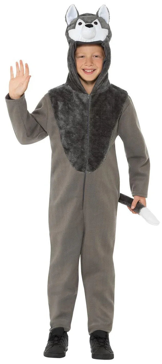 Disfraz de Lobo Gris para Niño Lobo Smiffys